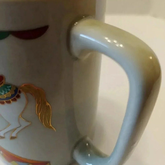 Otagiri Japan Carousel Horses Mug - Picture 10 of 10